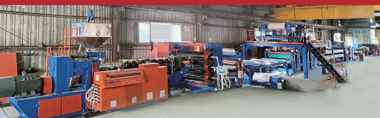 Lini Produksi Aluminium Composite Panel (ACP).