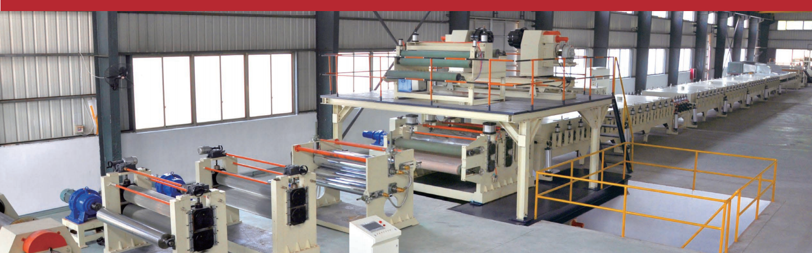 Lini Produksi Panel Komposit Bergelombang Aluminium