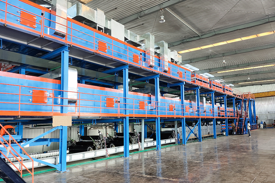 Lini Produksi Kue Ganda Lapisan Tiga Warna Aluminium