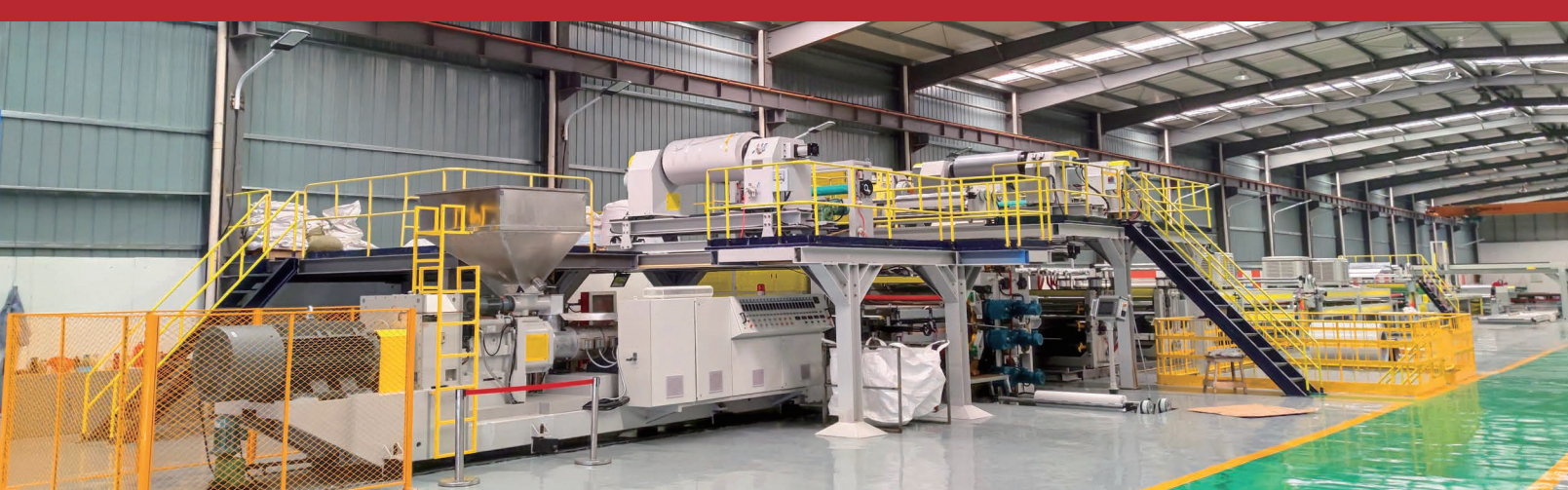 Lini Produksi Panel Komposit Baja (SCP).